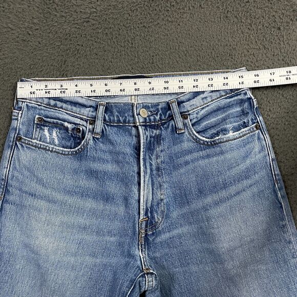 Abercrombie & Fitch Jeans Mens 31x32 Blue Vintage 90s Straight Fit Light Wash - Picture 9 of 14